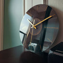 Armell Elegant Glass Wall Clock – Modern Decorative Wall Clock with Clear Glass Finish