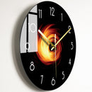 Armell Elegant Glass Wall Clock – Modern Decorative Wall Clock with Clear Glass Finish