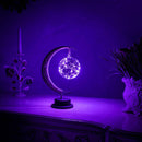 Borosilicate Glass Moon Lamp - Touch Dimmable LED Night Light for Dreamy Bedroom Decor