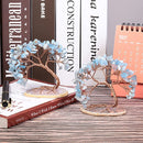 Aquamarine Crystal Tree of Life | Handmade Gemstone Bonsai Tree