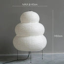 Artistic Wabi-Sabi Rice Paper Floor Lamp | Japanese-Style Minimalist Lighting